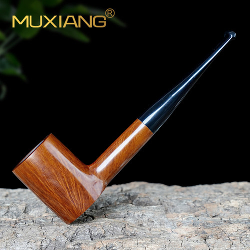 石楠木烟斗男士手工直柄锤子斗
