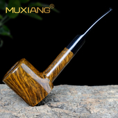 进口石楠木烟斗手工实木锤子斗弯柄老式 过滤专用烟具配件 传统男士