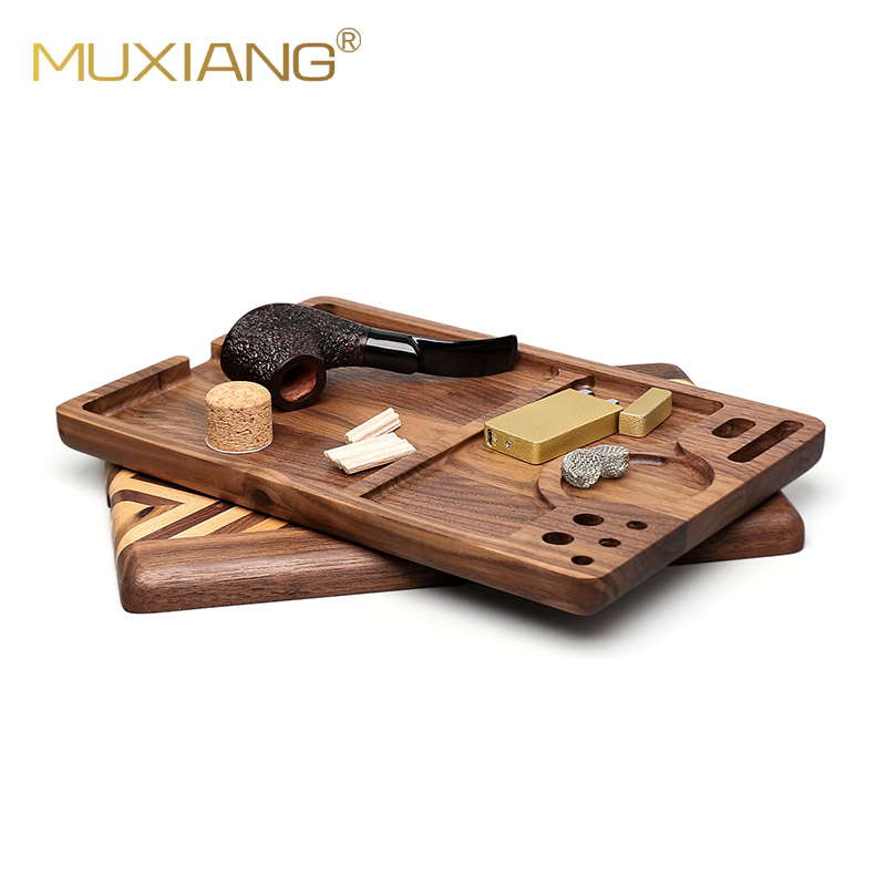 木香煙斗醒草盤實木收納卷煙盤