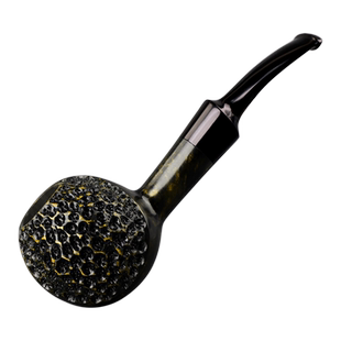 木香 石楠木烟斗原木质烟斗花梨木烟斗 陶瓷斗经典弯斗实木烟斗架