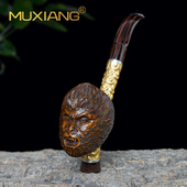 进口石楠木烟斗手工实木雕刻黑神话悟空烟斗传统老式 过滤烟具 男士