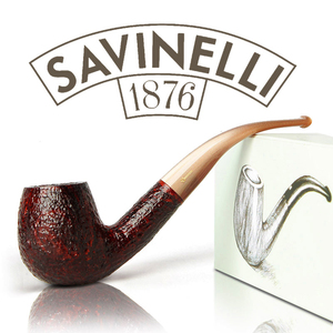 意大利沙芬SAVINELLI桌斗系列 进口石楠木烟斗麻面弯斗入门烟斗