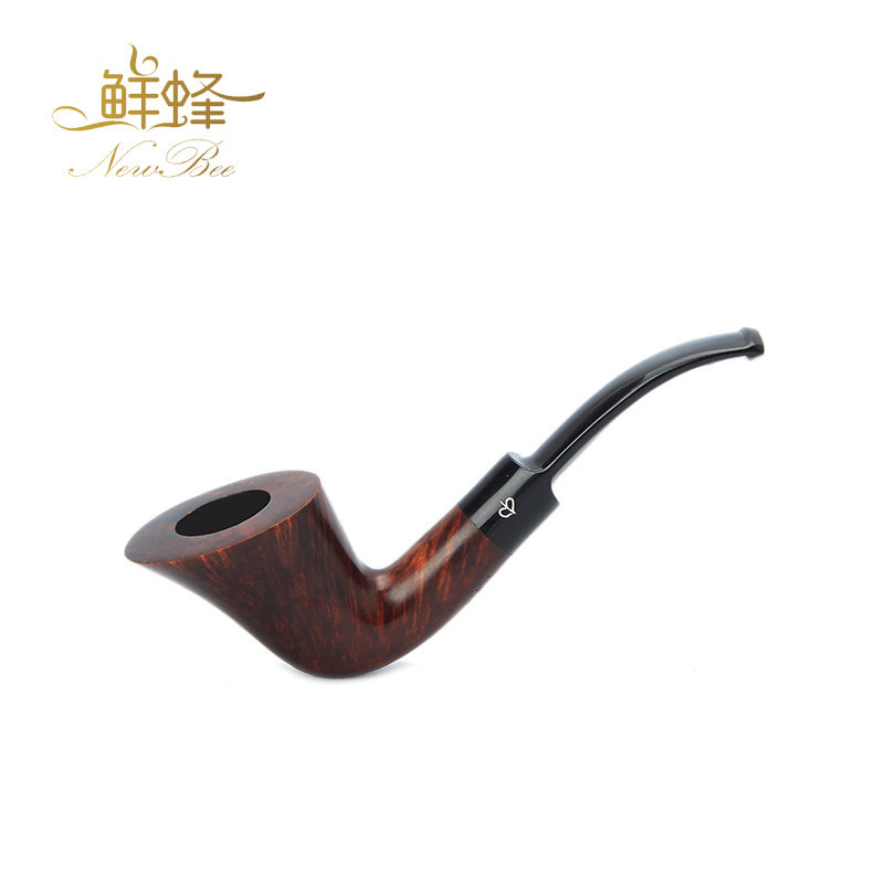 new bee石楠木定制烟斗2023 小号实木入门烟斗 配3mm滤芯送烟具十