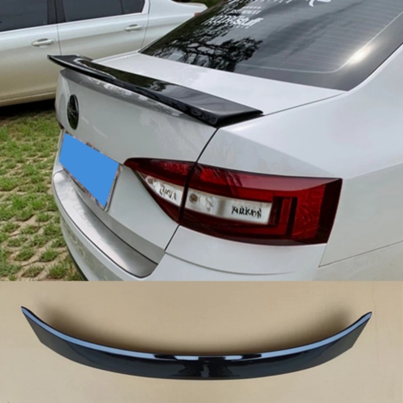 适用于2015-2022款斯柯达明锐尾翼Octavia专用打孔改装烤漆定风翼