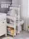 卫生间夹缝置物架多层浴室厕所墙角可移动收纳架子落地沥水小推车