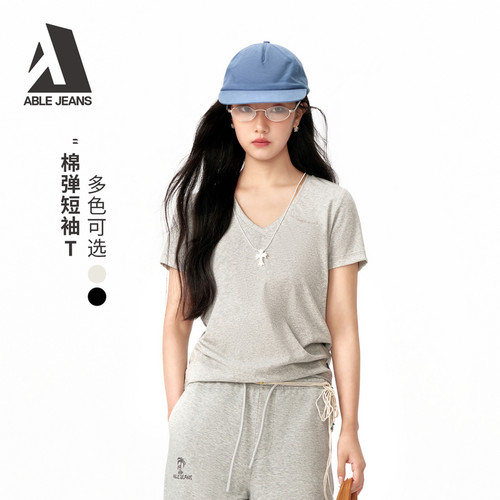 ABLE简约街头insV领显瘦百搭