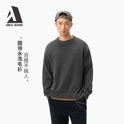 ABLEJEANS男士毛衣针织衫