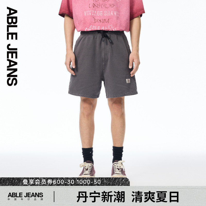 ABLE JEANS 25夏季新款男士超宽松工装运动短裤812077