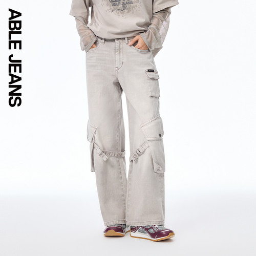 ABLEJEANS女士阔腿牛仔裤