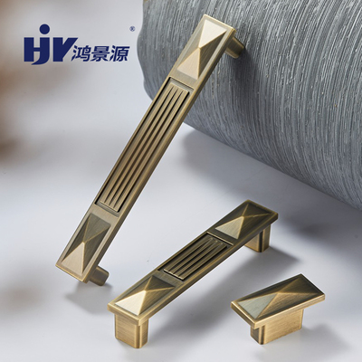 鸿景源锌合金橱柜抽屉装修门拉手