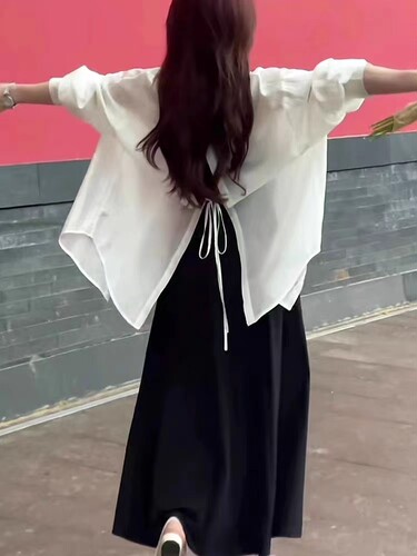 大码胖妹妹宽松衬衫女夏新款外套