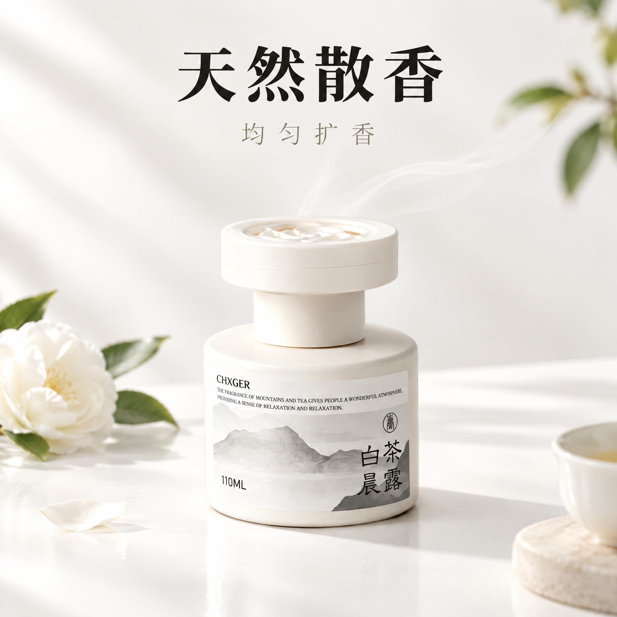 中式国风香薰茶香卧室内持久高级香氛房间空气清新留香书房熏香