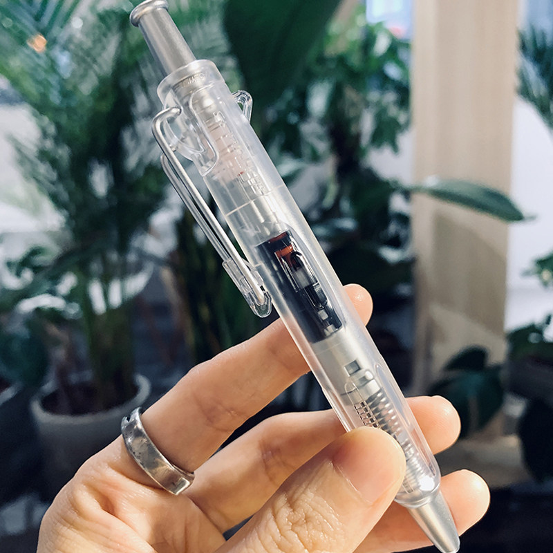 现货蜻蜓Tombow AIRPRESS新色空气加压式圆珠笔BC-AP圆珠笔透明款
