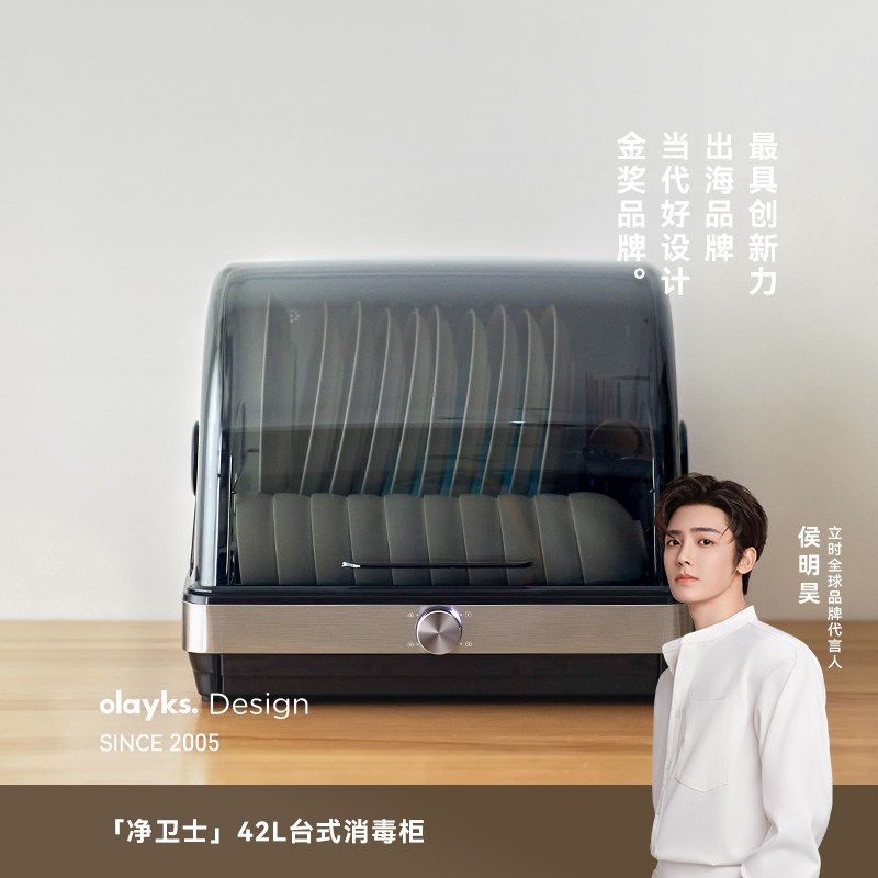 olayks立时消毒柜小型家用台式消毒柜碗筷餐具刀茶杯子奶瓶保洁柜