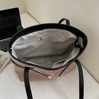 【有拉链暗袋】大容量上班通勤包