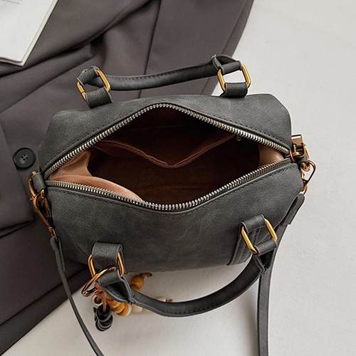 复古ins波士顿手提枕头包