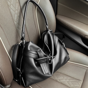 高级感慵懒风hobo包大包女2025新款复古托特包时尚百搭单肩斜挎包