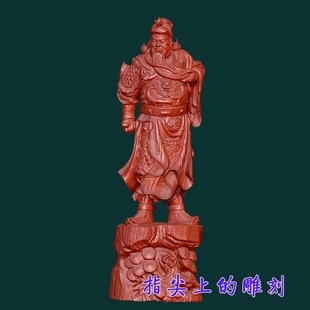 圆雕图三维图STL雕刻3D打印素材立体图精雕 关公0598