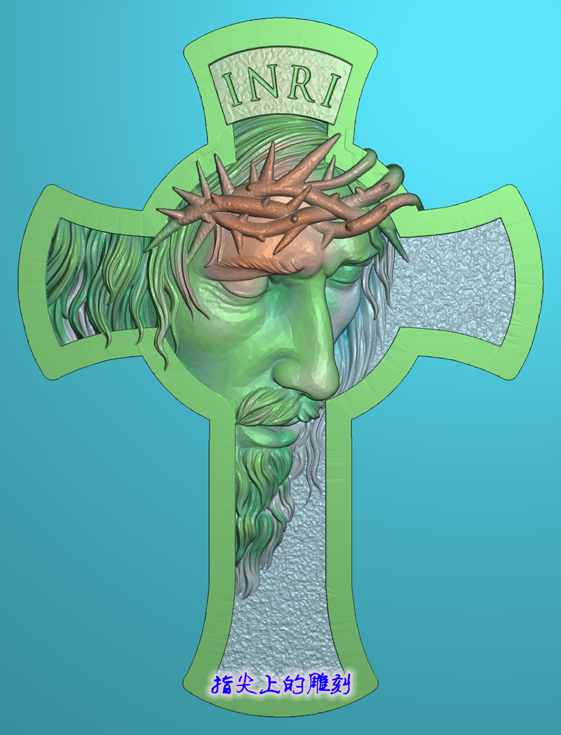浮雕图 精雕图 灰度图 电脑雕刻图 JDP文件 bmp文件 jesus十字架属于什么档次？
