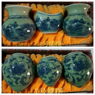 铜嘴 蜡嘴鸟食罐画眉尖底鸡心杯鸟杯 痰盂罐青花手绘仿古做旧鸟碗