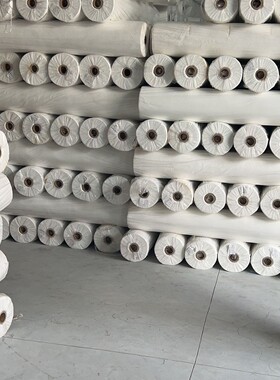 农用白色无纺布大棚专用保温布绗缝复合无纺布沙发抱枕布服装内衬