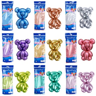 金属长条气球魔术气球儿童生日布置气球260长条形编织diy造型气球