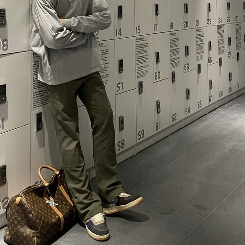 AHelp微喇长裤vibe水洗复古