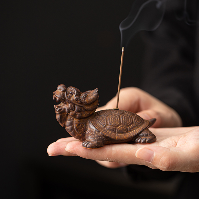 陶瓷中式复古创意香座线香摆件