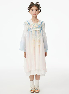 【马】儿童精致刺绣国风汉服襦裙甜美洋气古风搭配MA129