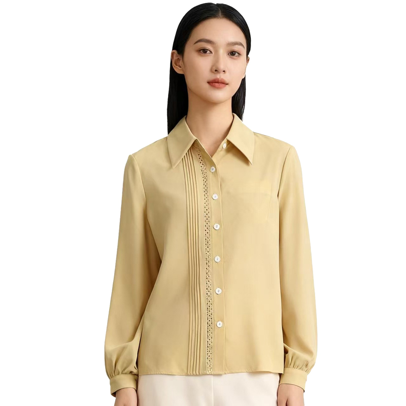 【D玛纳】简约衬衫纯色小众设计时尚洋气休闲百搭长袖衬衣DMA306