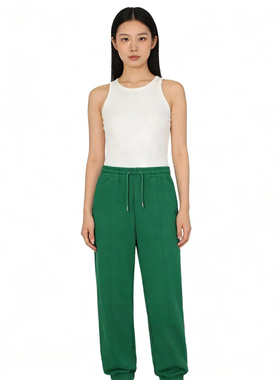 SP系列-时尚气质简约舒适透气百搭显瘦绿色休闲裤P598/P1162