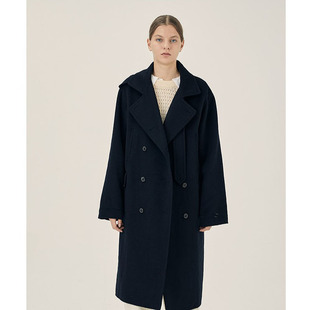 长款 时尚 双排扣外套简约舒适休闲百搭潮流范BJ796