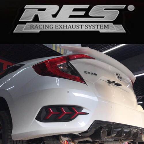 RES排气管 头段+前段 中尾段 适用十代思域 1.0T/1.5T 适用