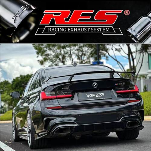 RES M235i M240i M340i M440i改装头段中尾段阀门排气管声浪
