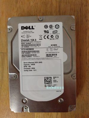 原装 DELL戴尔 146G 15K 3.5 SAS ST3146356SS 0XX518 服务器硬盘