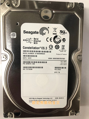 戴尔4tb企业级服务器128M硬盘希捷3.5寸SAS 4t ST4000NM0023