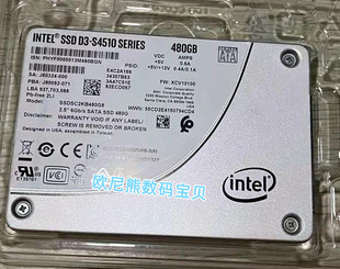 全新Intel SSD D3-S4510 480G SATA 6Gb SSDSC2KB480G801固态硬盘