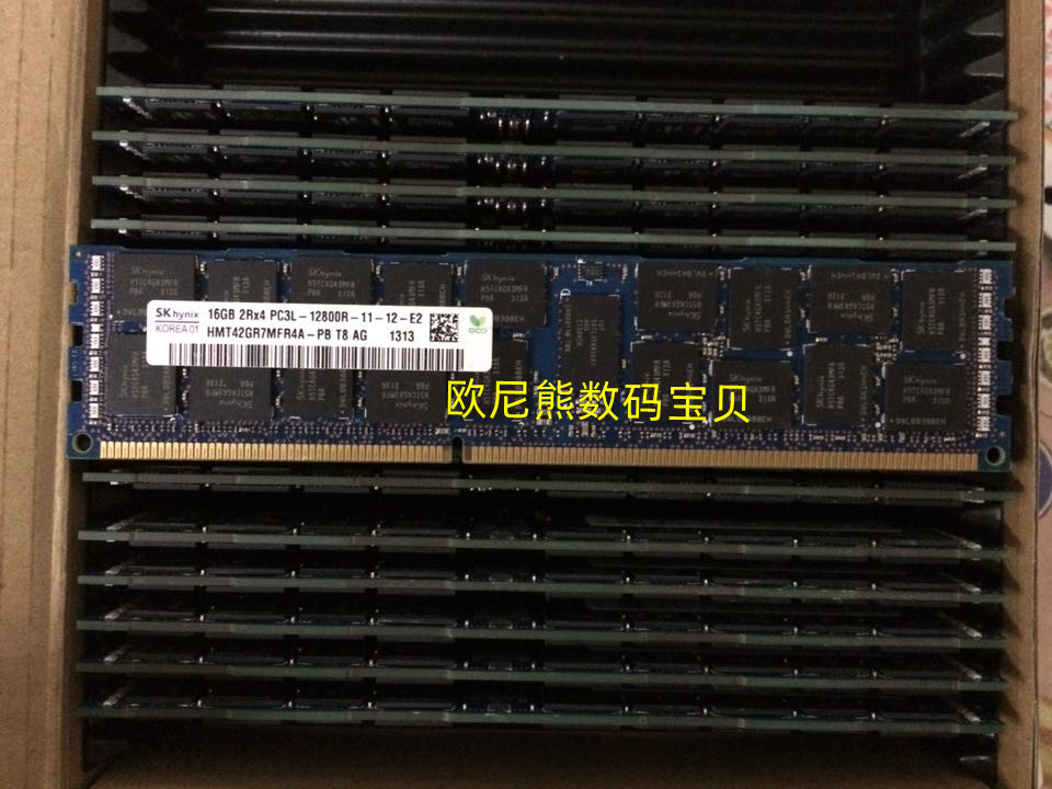 SK现代海力士16G DDR3 1600 ECC REG PC3L-12800R服务器内存条