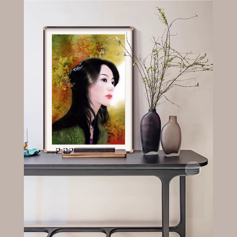 苏绣进阶DIY套件材料包 古典人物美女 客厅卧室 手工刺绣装饰画,居家布艺,苏绣,淘宝优惠券,粉丝福利购,淘宝优惠卷