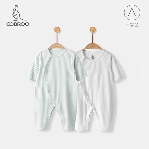 酷尾巴夏季薄款纯色连体衣