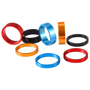 自行车碗组垫圈铝合金山地车公路车头垫圈5-10mm把立垫圈前叉垫