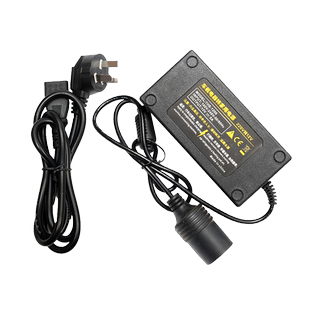 220v转12v电源转换器点烟器变压插座车载充气泵吸尘器家用适配器