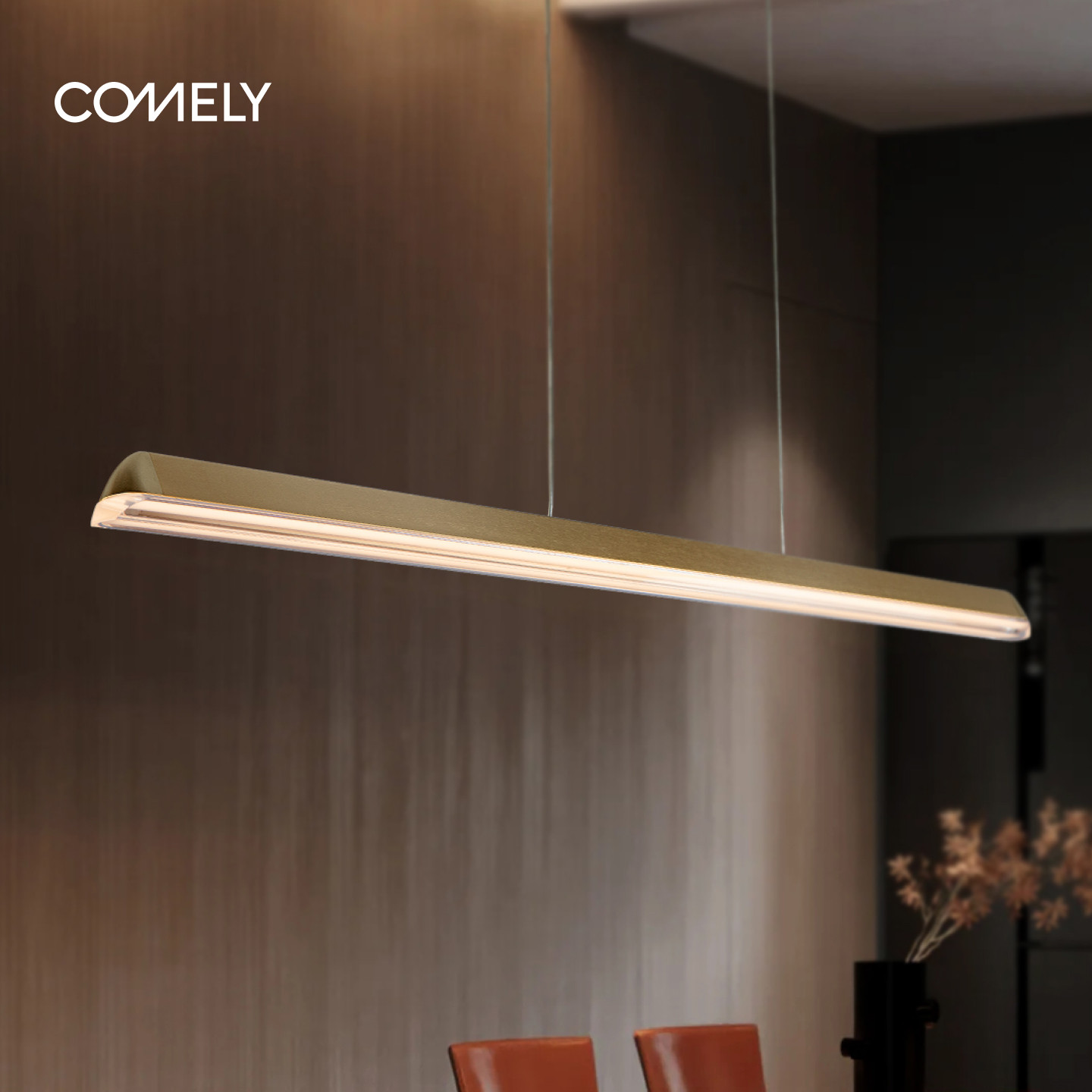 极简餐厅吊灯长条饭厅法式轻奢餐桌吊灯全光谱护眼书房吊灯,家装灯饰光源,餐厅吊灯,淘宝优惠券,粉丝福利购,淘宝优惠卷