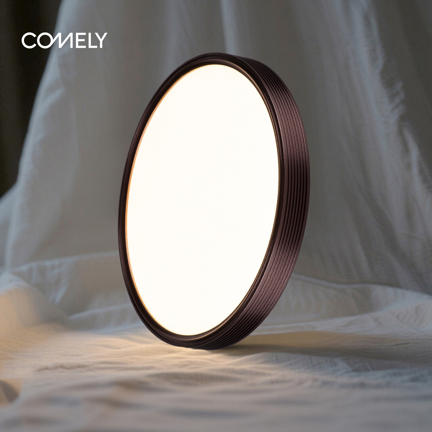 卧室灯吸顶房间浪漫极简书房灯圆形现代餐厅智能网红高级灯具