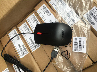正品联想M120PRO鼠标EMS537A 拆机大红点鼠标USB接口M220静音