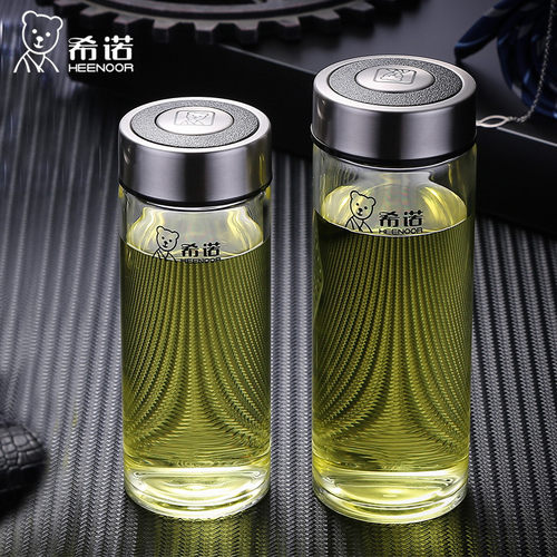 希诺单层加厚玻璃杯泡茶杯子