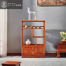 Розвуд сторона кабинет 刺猬紫檀 茶水柜小博古架茶叶柜餐边柜红木储物柜餐厅花梨木柜子