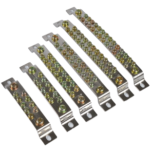 3*25地排零排 双排接零接地接线端子11/13/15/17/19/21/25/30孔位