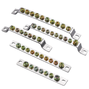 零地排零线端子排桥型分线器加厚接地线汇流排3mm大功率地排零排