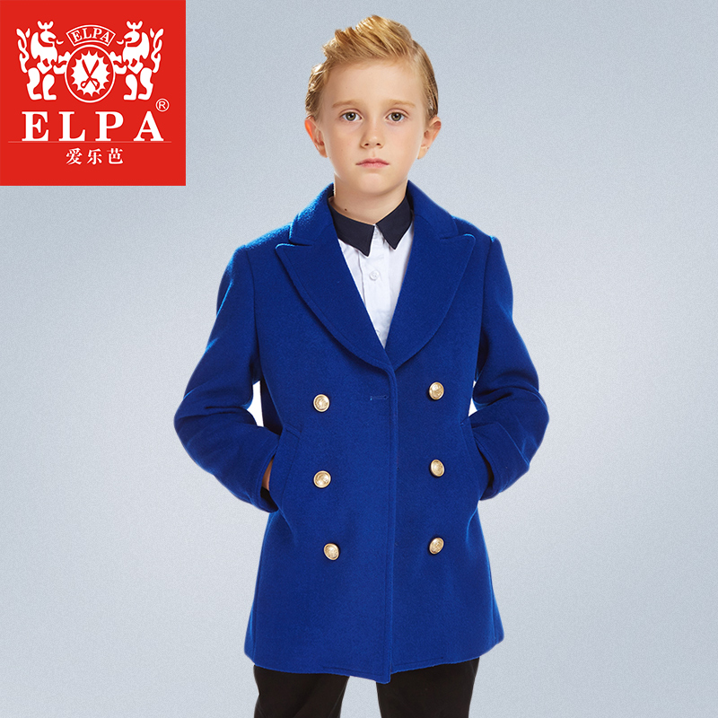 Manteau pour garcon ELPA en laine - Ref 2161245 Image 2